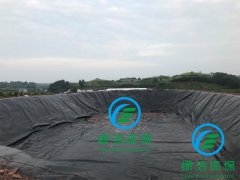 內(nèi)江3000立方黑膜沼氣池 沼氣工程 工程位于凌家